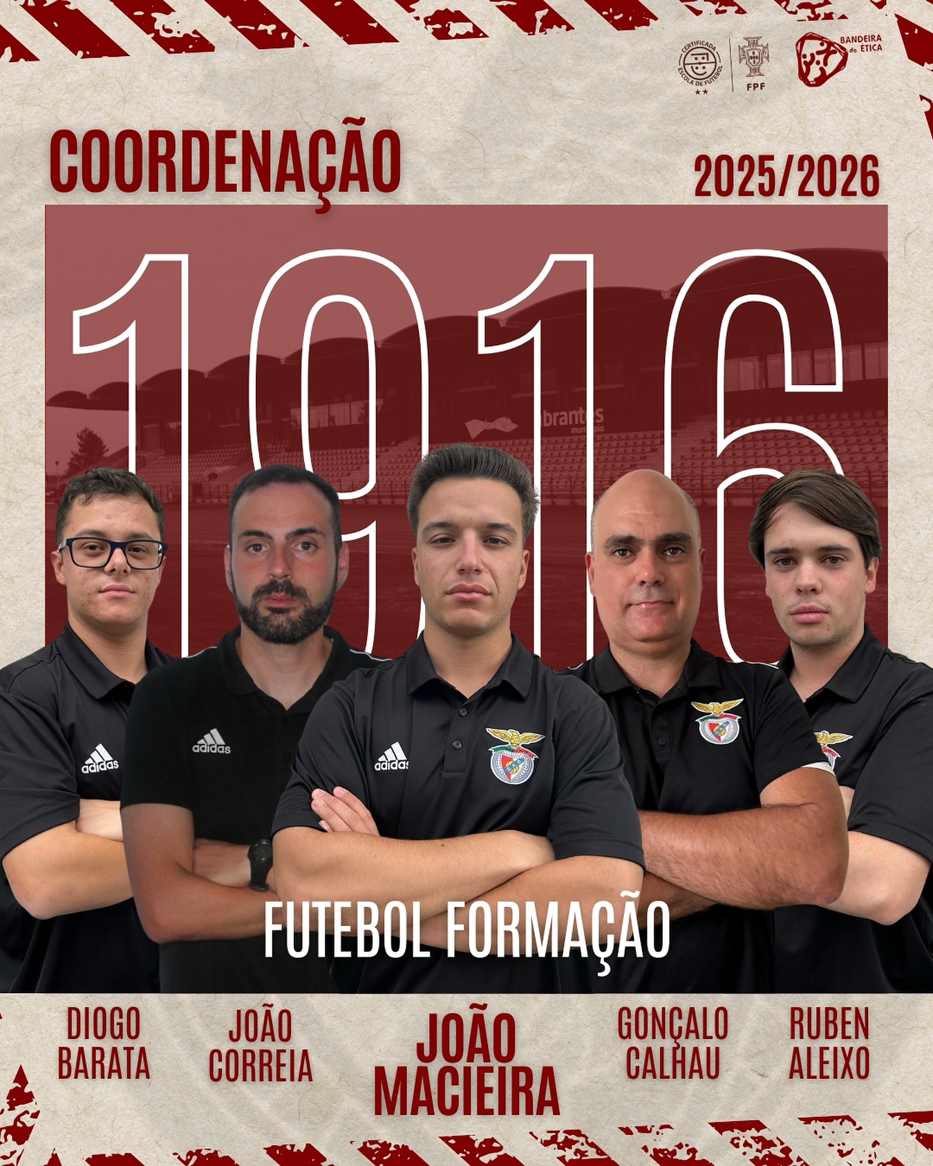 Estrutura De Coordenação Do Futebol – Época 2025 2026